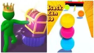 Giant Rush 3D Vs Stack Rider 3D 🔴🔵All Max Levels Mobile Gameplay BBT99