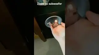 Zippo vs subwoofer