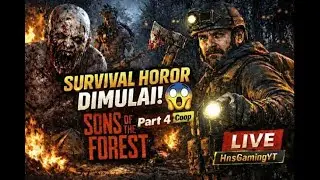 GAMEPLAY COOP SURVIVAL HORROR! 🔥 Sons of the Forest Indonesia | Live Gameplay Part 4