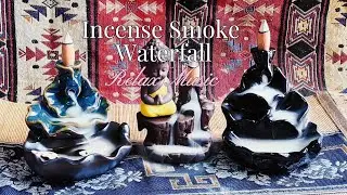 Zen Sanctuary: Incense Smoke Waterfall & Calming Buddhist Music for Anxiety Relief, Work, Study