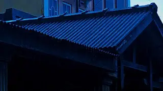 Evening Gentle Rain Sound | Tiny Roof Rain Sounds ASMR