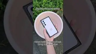 s24 water testing #samsung #s24 #watertest #technology #tech #s24ultra #smartphone #newmodel #phone