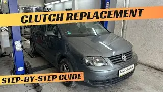 Замена сцепления VW Touran 1T 1.6i