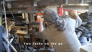 Part 5 - The Trouble with Filled in Verandas - Jacking the floor