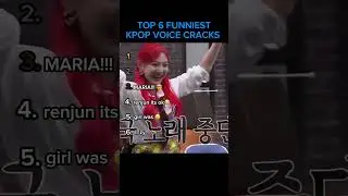 Top 5 Funniest K-Pop Voice Cracks 😂🎤 #2 Is a Classic! #kpop