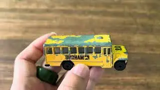 Matchbox #MB47 1-75-Durham School Bus 1985 (Yellow)