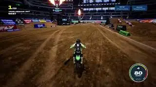 Monster Energy Supercross 6 - Perfect Race Start ... Holeshot and Crash ,gameplay (xbox series x)