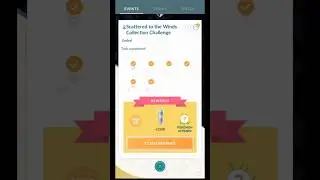 Completing the Scattered to the Winds Collection Challenge in PokemonGo# UmbraGamerz#