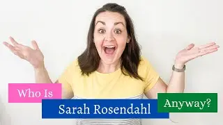 Sarah Rosendahl's YouTube Channel Introduction