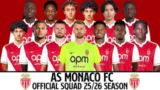 AS MONACO FC Official Squad Season 2025/26 | Ligue 1Squad 2025/26