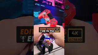 🔥 Edita tus gameplays 4k en PS4 😱#shorts