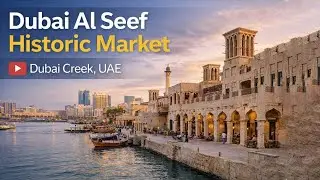 Dubai Al Seef Historic Market Walking Tour | Old Dubai by the Creek (4K)