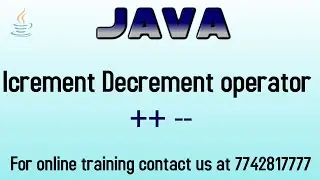 Increment and Decrement Operators in Java