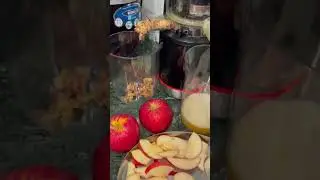 COLD PRESSED APPLE JUICE USING BOSCH SLOW JUICER