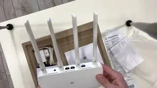 Распаковка Маршрутизатор Xiaomi Mi WiFi Router 4A R4A Gigabit Edition (DVB4224GL) из Rozetka