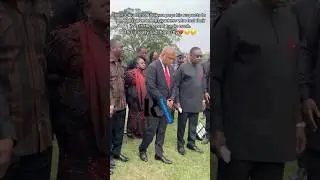 The Minister For Foreign Affairs At The Jubilee House To Pay Tribute.