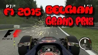 F1 2015 - Belgium Grand Prix Gameplay No Commentary - 1080p / PS4
