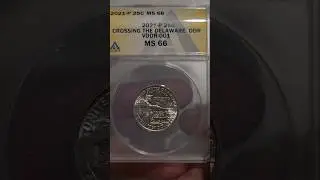 Variety of the Day Ep. 22: 2021-P Washington Crossing the Delaware #DDR VDDR-001 #coin #variety #CRH