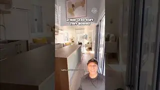2-Bed 230-sqft Tiny House! 🏡