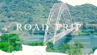 Roadtrip + non copyrighted music for vlogs: view of the Adomi Bridge and the Bridge View Resort 🇬🇭