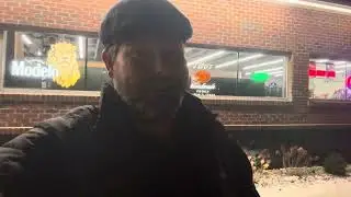Bourbon hunting in South Bend, Indiana during a snowstorm ￼