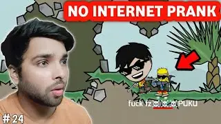 mini militia no internet prank 🤣 # 24