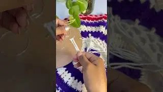 Macrame Earring ✨💖in 5 minutes! #macrameearrings #diy #yt #shorts #ytshorts #trending #viral #fyp