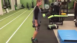 Weighted Pogo Release into box jump