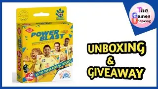 Power Blast card game Unboxing | IPL Game | Giveaway | #Kaadoo | @TheGamesUnboxing