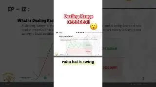 This is the dealing range. #stockmarket #viralshorts #trading #explore #ict #smartmoney