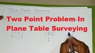 Two Point Problem In Plane Table Surveying