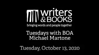 Michael Martone: Tuesdays with BOA