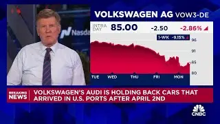 Volkswagen's Audi is holding back cars that arrived in U.S. ports after April 2nd