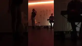 Simon&Coni Live Improv Session in der FB69 Galerie Arabella Proffer 