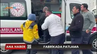 KONYA'DA FABRİKADA PATLAMA