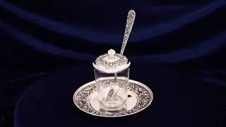 Серебряная варенница S. Kirk & Son Jam Set