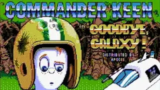 Commander Keen 4 patched for composite color CGA, captured from real hardware