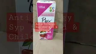 Rigix Syrup | Seasonal Allergy |