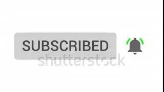 stock footage mouse clicking a subscribe button and bell notification with a white background