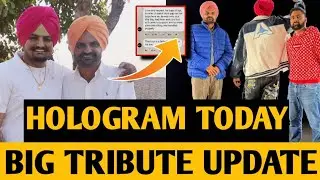 Sidhu Moose Wala &bull; Hologram Tribute Today By Balkaur Singh To Sidhu ⛳🔥 &bull; Big Update