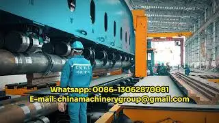Ship Hull Bending 3 Roll Plate Machine Demo for Shipyards
