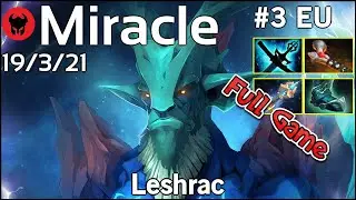 Miracle [Liquid] plays Leshrac!!! Dota 2 Full Game 7.21
