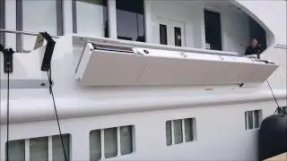 OnBoard marine refit project MY Samar (side boarding ladder)
