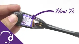 How To Replace The Battery In Your Plantronics CS50 and CS55 Wireless Headset