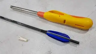How to install Vermil nock on carbon shaft (without risk of hairline split)?