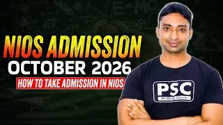 NIOS October 2026 Admission Open 🔥 | Apply Online