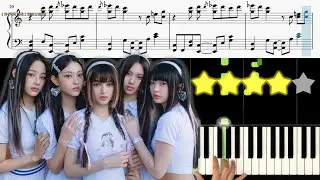 NewJeans - Super Shy 🎹《Piano Tutorial》 ⭐⭐⭐⭐☆