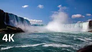 4K Niagara Falls is always soothing us who is under a lot of stress