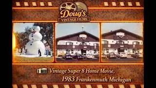 Vintage Super 8 Home Movie, 1983 Frankenmuth Michigan