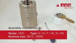 Repair of AKO pinch valves, VMC series, type G / N / T / TA / R / RA, DN10 - DN50